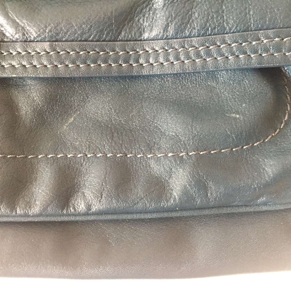 MARC BY MARC JACOBS Blue Leather Large Purse - Picture 8 of 8